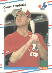 1988 Fleer Baseball Cards      181     Casey Candaele